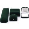 Buy cheap Wholesale Manufacturing Luxury handmade Jewellery Box packaging Personalized Custom logo high end Dark green Necklace Bracelet Earrings Ring Packaging from wholesalers