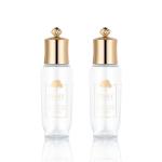 Frosted Gold Empty Travel Bottle Set 30ml capacity for Toner