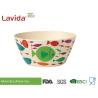 Buy cheap Anti - Bacteria Disposable Bamboo Bowls Fresh Ocean Fish Design High Strength Durable from wholesalers