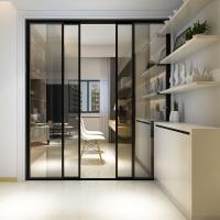 Buy cheap Fire Proof Aluminium Frame Glass Door Powder Coating Frame Energy Saving product