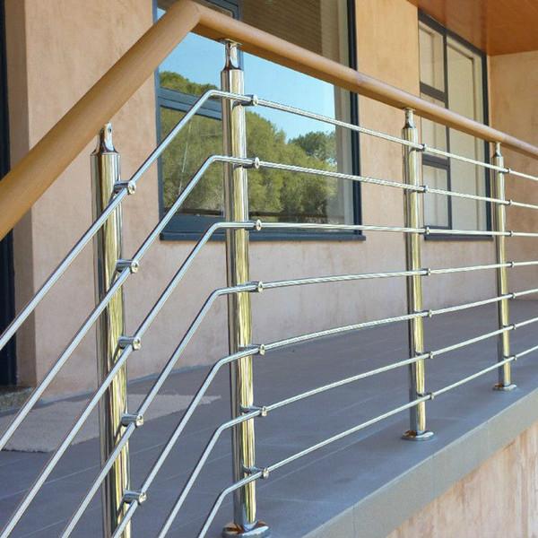 Buy cheap Rod Bar Steel Balcony Railings , Indoor Stair Rail For Apartment Deck Terrace from wholesalers