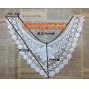 Buy cheap white flower Embroidery Lace patch motif applique trim headband hair bow garment clothing from wholesalers