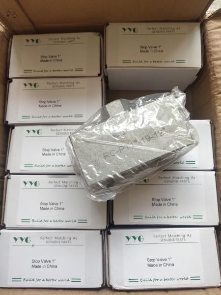 Buy cheap Silver Color Stop Valve 1" For Excavator Hydraulic Hammer Breaker Parts from wholesalers