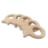 Buy cheap Beech Handmade 55mm Wooden Teething Toy Natural Wood Teethers Necklace from wholesalers