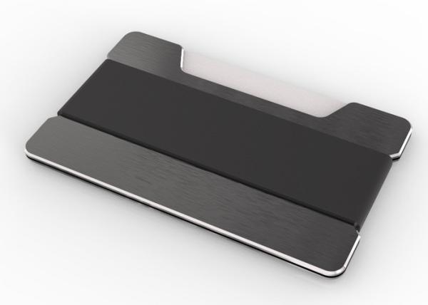 Buy cheap 63*95*15mm Custom Multi-Function Rfid Anti-Theft Brush Creative Aluminum Credit Card Holder from wholesalers