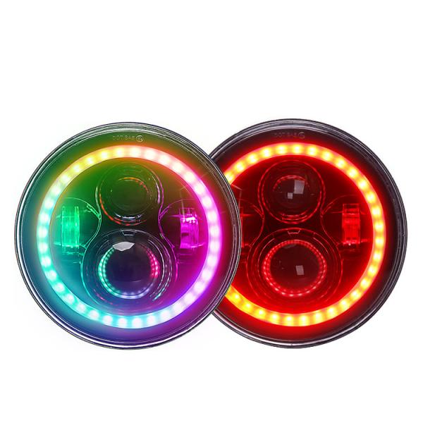 Buy cheap 45W 7 Inch Landrover Angel Eye Ring Light , RGB Halo Lights For Trucks from wholesalers