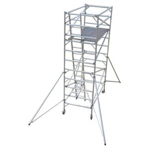 Buy cheap Construction Folding Aluminium Scaffold Tower Complied With EN 1004 Standards from wholesalers