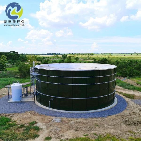 Acid Proof Porcelain Enamel Bolted Tank glass fused to steel GFS Tank For Water