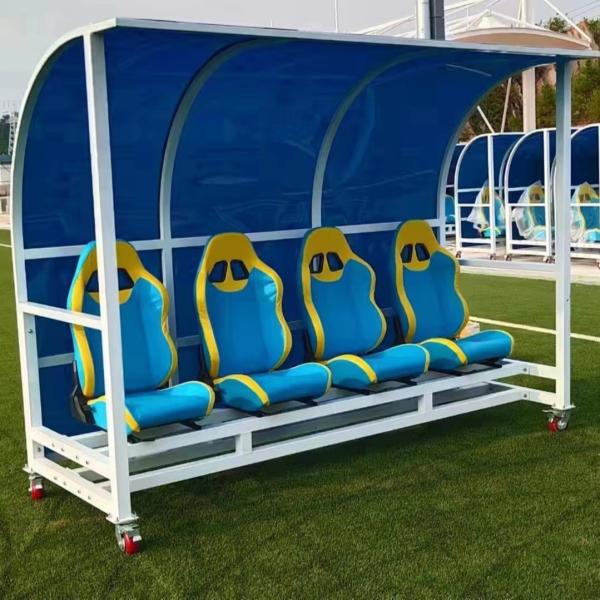 Buy cheap 12 Seats Subs Bench Shelter For School Stadium Football Club from wholesalers