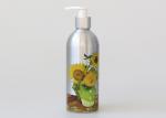 Pump Aluminum Cosmetic Bottles , 100ML 300 Ml 500ML Aluminum Bottle Packaging