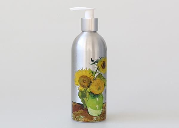 Pump Aluminum Cosmetic Bottles , 100ML 300 Ml 500ML Aluminum Bottle Packaging