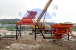 HZS25 Precast Stabilized Soil Mixing Station, Safe Working Stationary Rmc Plant