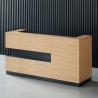 Buy cheap Solid Wood Corner Reception Desk for Hotel Clothing Store and Company Front Desk Table from wholesalers