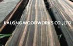 Black Quarter Cut Sliced Veneer Macassar Ebony Veneer For Furniture