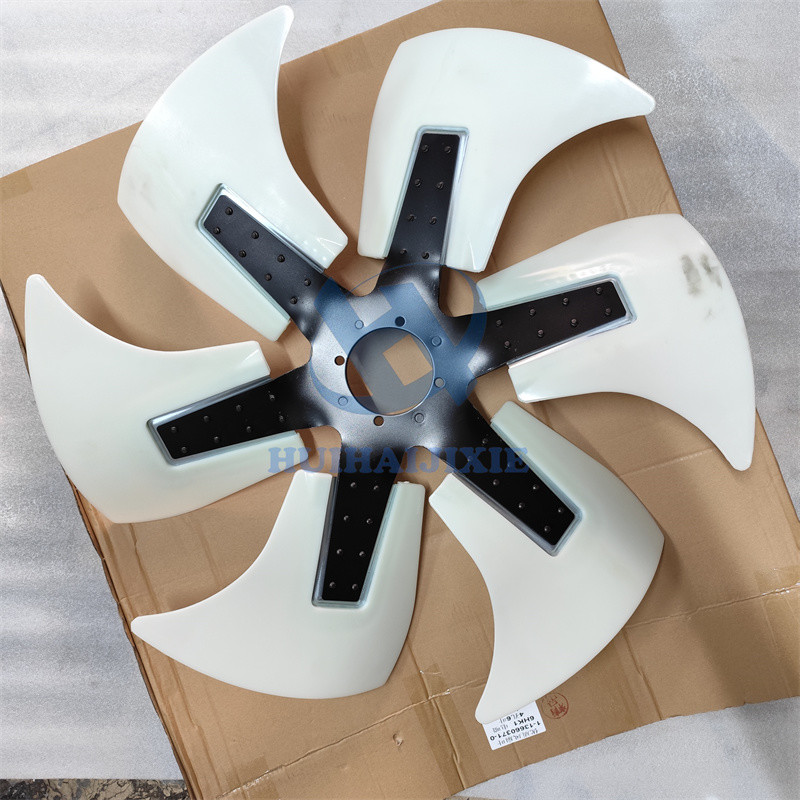 EFI 4-Hole 6-Blade 1-13660371-0 1136603710 Cooling Fan Blade for Isuzu Engine 4HK1 6HK1