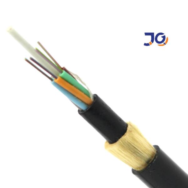 24 hilos 48 core ADSS Aramid Yarn Cable Fibre Optic Cable 80m 100m120m 200m