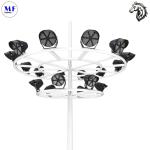 750W Low EPA Waterproof IP66 Anti-Corrosion High Mast Pole Light LED Stadium