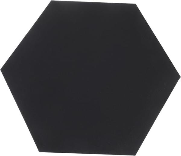 Buy cheap 30x30cm Hexagon Black Canvas Boards Matte Finish For Artists Painting from wholesalers