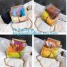 Buy cheap Personalized Womens Rainbow Color Shoulder Hand Bag PVC Clear Beach Bag, Handbag manufacturer China fashion ladies clear from wholesalers