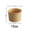 Buy cheap Waterproof 12 Oz Paper Food Container Single Use from wholesalers
