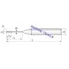 Buy cheap High Hardness Radius Milling Cutter , CNC End Mill For Stainless Steel from wholesalers