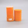 Buy cheap Industrial Cosmetic Oval Lotion Bar Stick Refillable Plastic Purple Lipbalm Tube Twist up Deodorant Container 5g 15g 20g from wholesalers