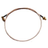 Buy cheap RG174 Cables RF Coaxial Cable Assembly Right Angle Male To Straight Female Sma product