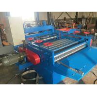 Buy cheap Semi Automatic Plate Straightening Machine , Blue Sheet Metal Flattening Machine product