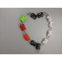 Buy cheap TSA 338 Colorful Travel Bag Locks / TSA Safe Lock PC Material For Suitcase product