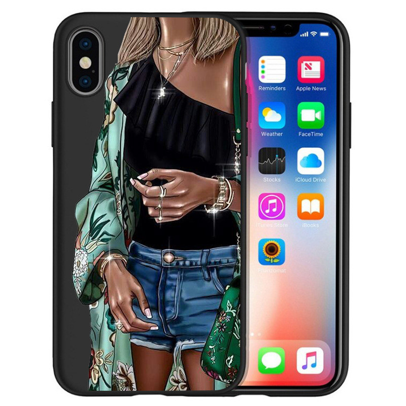Silicone Designer Cell Phone Cases For Iphone XS MAX High Heels Designs Shock Absorption