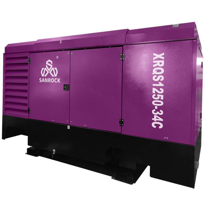 Cummins Engine Screw Air Compressor Water Well Drilling Air Compressor Machine Portable Air Compressor Manufacturer