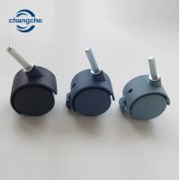 Buy cheap Customized White Neoprene Threaded Stem Furniture Casters Wheel product