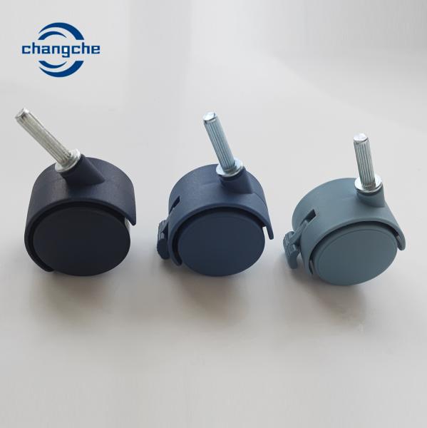 Buy cheap Nylon Clothes Rack Furniture Castors Wheels Furniture Swivel Stem Casters With Brake from wholesalers