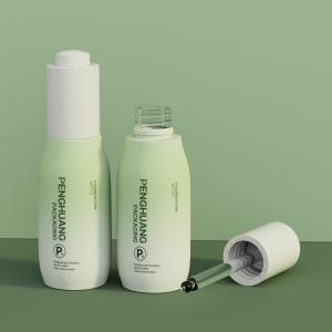 Buy cheap Round Glass 30Ml Essence Oil Serum Dropper Bottles Customized Logo from wholesalers