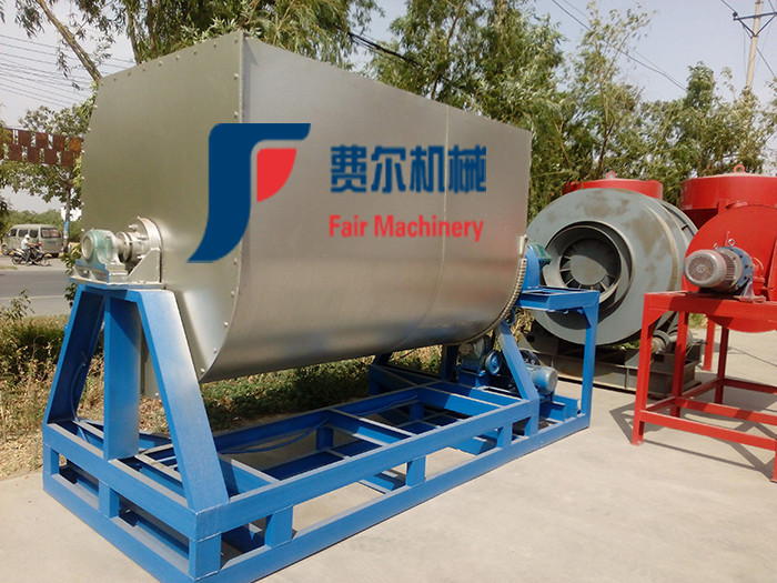 Single Shaft Ribbon Mixer Machine /Horizontal Feed Mixer For Mixing Raw Material
