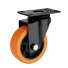 Buy cheap 75mm 3inch Orange Industrial Trolley Furniture PU/PVC Castor for Heavy-Duty Equipment from wholesalers