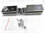 SUS304 Stainless Steel Casting Frameless Door Hinges High Precision For Bathroom