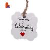 Buy cheap White Paper Printable Paper Material High Durability Cardboard Gift Tags from wholesalers