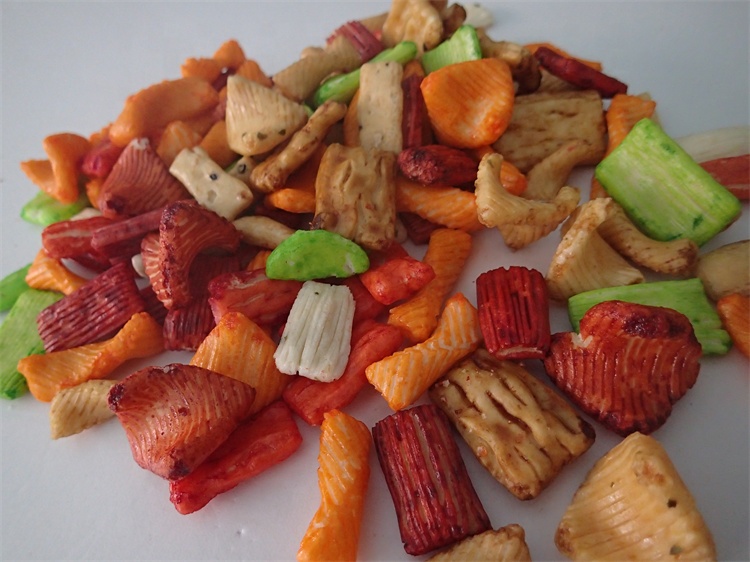 Gourmet Rice Cracker Snacks High Temperature Oriental Rice Snacks
