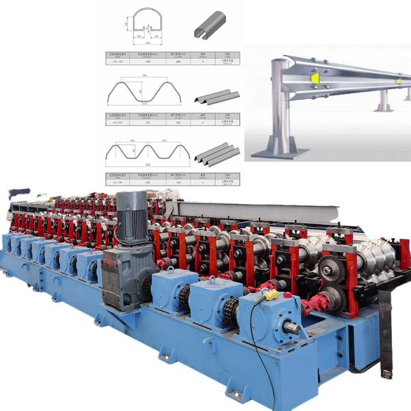 Buy cheap Metal Roll Guardrail Forming Machine For Corrugated Sheet from wholesalers