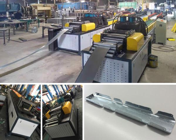 Buy cheap HVAC Damper Production Line, Ventilation Silencers Splitters Frame Machine from wholesalers