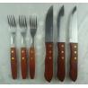 Buy cheap Stainless Steel Steak Knife And Fork Set With Wooden Handle For Promtion Product from wholesalers