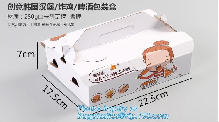 Cheap Cardboard foldable kraft paper lunch box with window,Lunch noodle fast food kraft paper box by customized logo pri