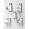 Buy cheap Sanitary Stainless Steel 3 Way Male Threaded Tee Pipe Fittings with Casting SS304 from wholesalers