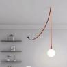 Buy cheap Minimalist Duplex Floor Wabi Sabi Style Designer Villa Belt Living Room Dining Room linear pendant lighting(WH-AP-560） from wholesalers