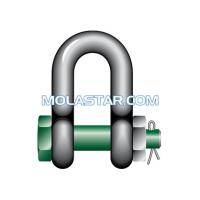 Buy cheap Marine Shackle Safety Safety Bow Shackle G-2140 High Strength High Quality product