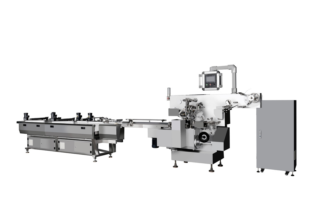 Food Grade Chocolate Foil Packing Machine with PLC Servo Touch Screen Control System