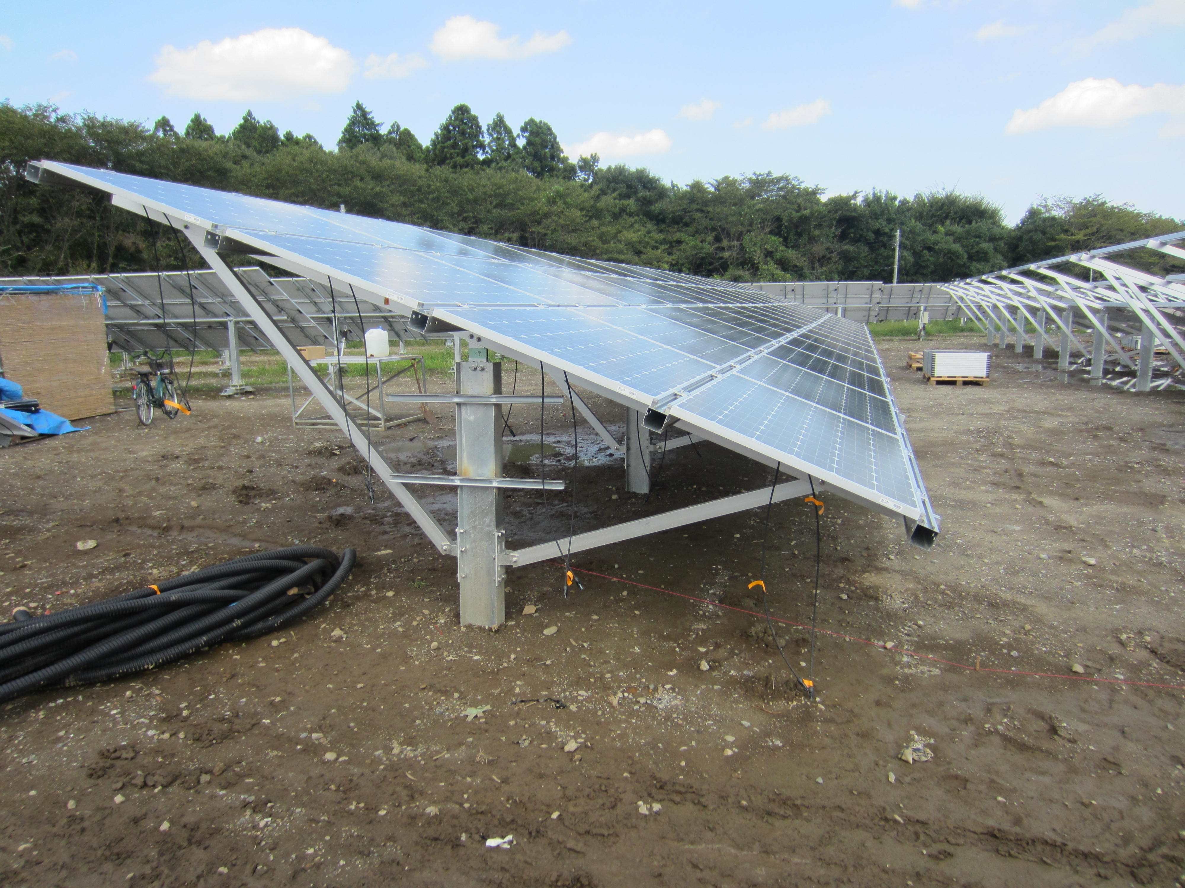 SGS Open Field Solar Mounting Structure With concrete foundation solar bracket solar mounting system