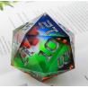 Buy cheap Single 20 Sided Glowing Resin Game Dice DND COC TRPG from wholesalers