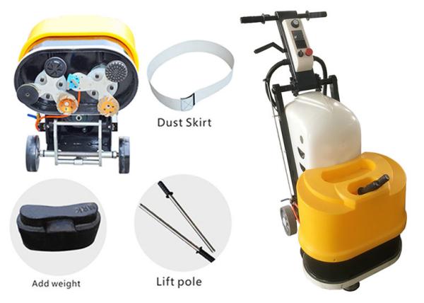 Buy cheap Stone Concrete 240V 6 Heads 4KW Marble Terrazzo Floor Grinder For Facotry from wholesalers